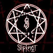 Logo oficial da banda Slipknot em vermelho